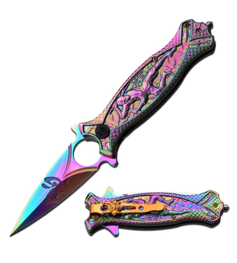 Rainbow Ninja Dagger | Masters Collection AO Knife - Masters Collection at Uppercut Tactical